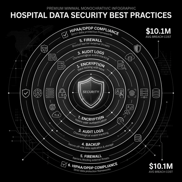 Hospital Data Security Best Practices Layers