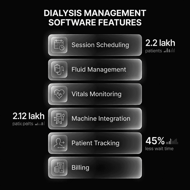Dialysis Management Software Key Features